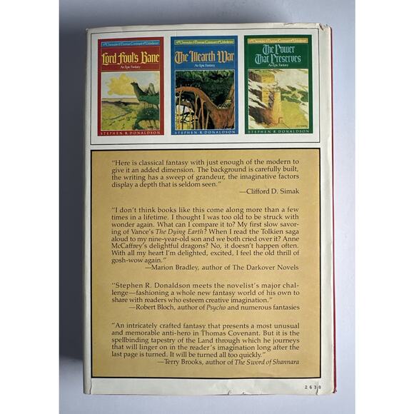 1ST EDITION/ Book Club Edition Stephen R. Donaldson LORD FOUL’S BANE - HCDJ - Picture 2 of 11